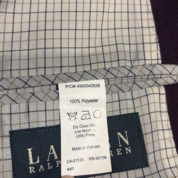 Lauren Ralph Lauren brown sportscoat jacket SZ 44R - Picture 7 of 9